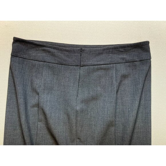 Briggs New York Women's Office Pencil Skirt Flat Front Stretch Size 14 Gray - Picture 10 of 11